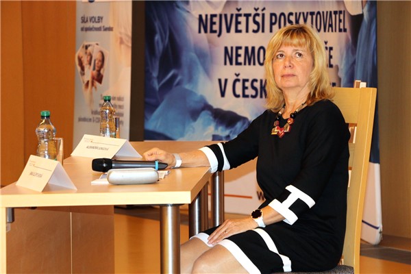 MUDr. Jana Ullrychová, primářka Oddělení klinické hematologie v ústecké Masarykově nemocnici