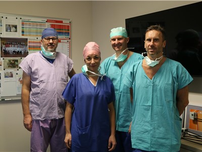 V Krajské zdravotní se školili robotičtí operatéři z plzeňské fakultní nemocnice. Foto: KZ, a. s./Petr Sochůrek