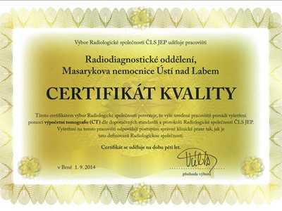 Certifikát kvality
