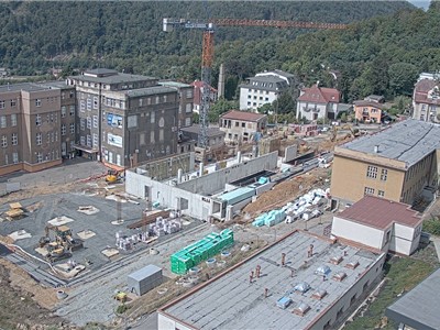 Pokračující dostavba Nemocnice Děčín - I. etapa.