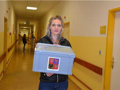 Do poslanecké sněmovny se volilo také v nemocnicích Krajské zdravotní, a. s. Foto: KZ, a. s./Petr Sochůrek